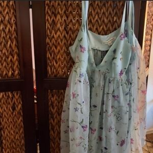Victoria's Secret Light Blue Floral Dress
